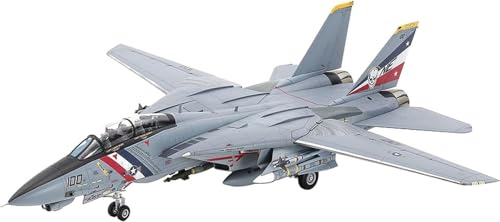 Tamiya 60795 1:72 Grumman F-14D Tomcat - originalgetreue Nachbildung, Plastik Bausatz, Basteln, Modellbausatz, Zusammenbauen, unlackiert, Modellbau, 1:72, Militärbausatz, unbunt