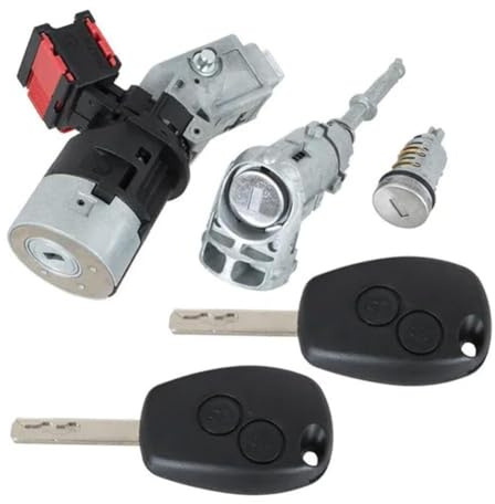 Cerradura de cilindro de bloqueo, para Opel para Movano B, para Renault III Trafic II para CLIO para Kangoo 2010-, repuesto de metal con 2 llaves