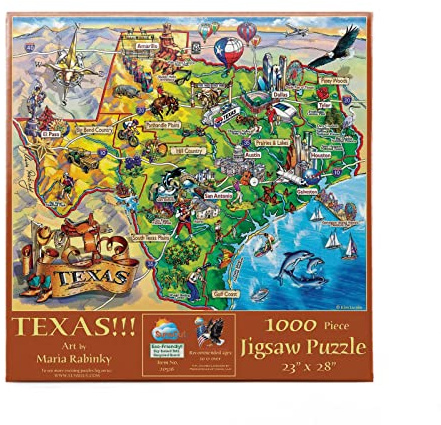 SunsOut Jigsaw Puzzle 1000 pieces - Maria Rabinky - Texas!!!