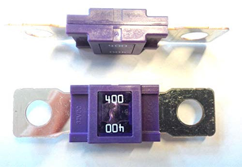 2x Flachstecksicherung Mega-Sicherung 400A / 32V / violet