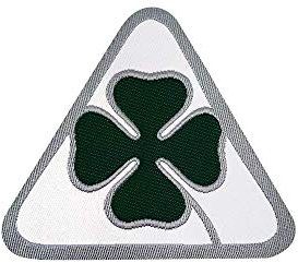 Alfa Romeo Toppe Patch Adesive Ufficiali, Quadrifoglio Verde, 50 mm