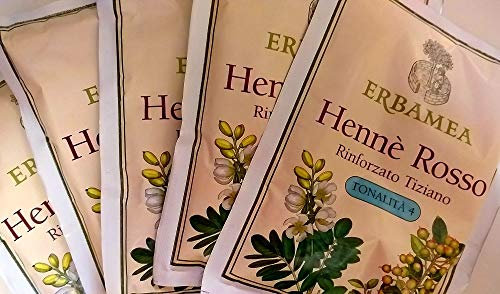 Henne' Rosso Rinforzato Tiziano 10 Confezioni da 100 g Erbamea
