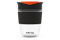SoleCup. - Reusable Strengthened Glass Travel Cup - Spill Proof Insulated Coffee Mug - 12oz/340ml BPA-Free Hot Drink Travel Mug with Lid & Silicone Band (Black)