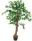 Kunstpflanze Benjamini breit im Blumentopf - 115 cm - Deko Pflanze Zimmerpflanze künstlich Kunstbaum Birkenfeige