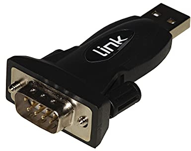 LINK LKCONV23 ADATTATORE DA PC USB 2.0 A PORTA SERIALE RS232 9 PIN MASCHIO CON CAVO CM 80