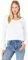 Tommy Hilfiger Women's Long Sleeve Scoop Neck Tee T-Shirt, Bright White, Small