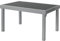 ib style Gartentisch Diplomat XXL, Outdoor Ausziehtisch, Aluminium Esstisch, Balkonmöbel, Gartenmöbel, Tischplatte aus Sicherheits Glas, Ausziehbar, 135-270 cm, Silber Anti Fingerprint