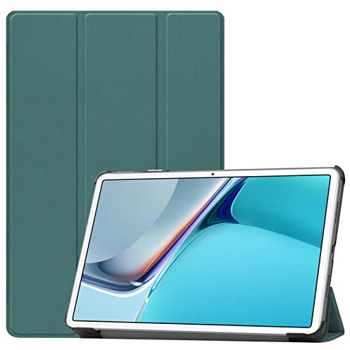 YBROY Funda para TCL Tab 10L 10.1 Tablet, con Soporte Fnción y Auto Sueño/Estela, Ultra-Thin PU Leather Flip Case, Carcasa para TCL Tab 10L 10.1.(Verde)