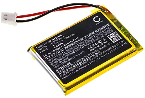 CELLONIC Akku kompatibel mit NUK ECO Control Audio 500, 1ICP5/38/55 | (1200mAh -3.7V-Lithium-Polymer) für NUK Eco Control Audio 530D Plus