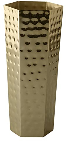 Handgehämmerte Vase von Chic Chill (Gold)