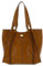 The Bridge Claudia Shopping Bag Logo Biscotto/Oro