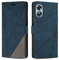 SONWO Case for OPPO A17, PU Leather Flip Wallet Case Magnetic Closure Cover Card Slots Phone Case for OPPO A17, Blue