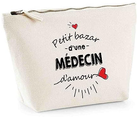 Trousse médecin Bazar d'amour | Pochette Toilette Maquillage Idée Sac Cadeau