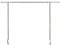 Supernic Tall Over The Table Rod Stand with Clamps Adjustable 135-250cm Gold Metal Table Arch Stand Table Clamp Stand Hanging Rail Party Stands for Decorations Wedding Anniversary (Silver)