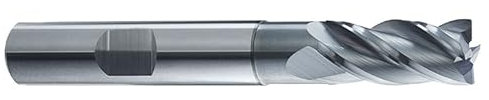 HPC VHM-Ultra-Feinstkorn-Fräser, 4 Schneiden, TIAlN (Ø 5.0 mm)