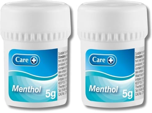 Care Menthol 5g Crystals, Produces Powerful Vapour (Pack of 2)