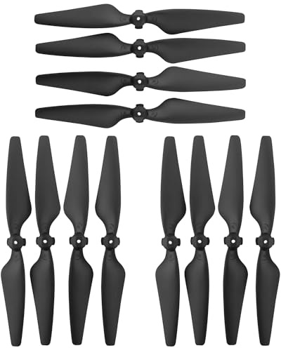 MOONZON 12 Stück Propeller passend für HS600 TF35 PRO V11 bürstenlose Vierachsen-Flugzeugklinge Luftfotografie Fernbedienung Drohne Flügelblätter Zubehör