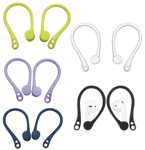 5 Pcs Anti-Lost TPU Earphone Hooks, Secure Bluetooth Headset Hooks for Running, Jogging, Cycling, and Office Use – Ideal for Sports Enthusiasts and Music Lovers
