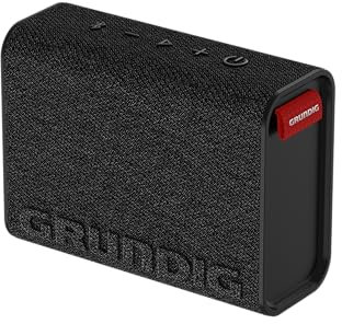 GRUNDIG Altoparlante Bluetooth Solo 2, 4,3 W RMS, Bluetooth V5.3, portata fino a 30 m, durata della batteria fino a 18+ ore, funzione Power Bank, funzione vivavoce, involucro resistente agli schizzi,