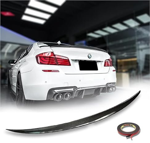 Mptuned BMW F10 M Performance Heckspoiler Carbon Optik für 5er 2010–2017 Limousine 518i, 520i, 530i, 540i, m550i, 518d, 520d, 530d, 540d