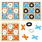 3 Stück Tic Tac Toe Extreme Holzspiel,Spaß für Die Ganze Familie,Tic Tac Toe Outdoor Denkspiel für Kinder und Erwachsene,Tic Tac Toe Holz Kompakt und Transportabel,Xo Reisespiel,Brettspiel