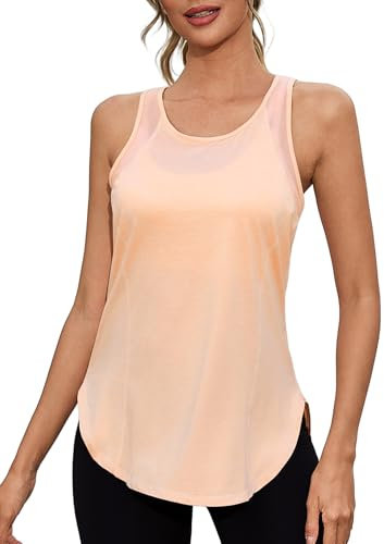 Gyabnw Tanktops Damen Sport Yoga Fitness Running Workout Lauftop Ärmellos Shirt Oberteile