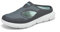 Meik Mangni Hausschuhe Damen Herren Clogs Leichte Pantoffeln atmungsaktive Pantoletten Mules rutschfest Gartenschuhe Sabots Outdoor Indoor Grau Grün Gr.41 EU