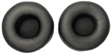 Ersatz Ohrpolster für Koss Porta Pro PP Kopfhörer, Ersatzpolster für Koss KSC35/KSC55/KSC75, Weicherem Leder(Schwarz)