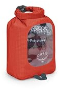 Osprey 3L Waterproof Dry Sack with Window, Mars Orange