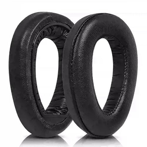 PXC550 Ear Pads Replacement Earpads Suitable for Sennheiser PXC 550-II MB 660 Headphones,Black Thicken Leather