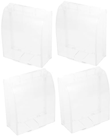 NUOBESTY 4 Stücke Selbst Adhesive Wetterfeste Für Fall Flip Adhesive Cover Outlet Schutzhülle Badezimmer Typ Wasserdicht Protector Schutz Wand Steckdose