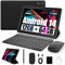 Freeski 8-in-1 Tablet Bundle: 10.1 Android 14 Tablet (12GB+64GB, 1TB Expandable), Octa-Core, WiFi 6, Bluetooth 5.0, Keyboard, Mouse, Stylus, Protective Case & 5MP+8MP Dual Camera