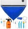 Split Reinigungsset Für Klimaanlagen Schutzhülle Zur Reinigung Der Inneneinheiten Von Klimaanlagen, Wasserdichte PVC Reinigungshülle Reinigungsbeutel Für Klimaanlage 130 X 65 Cm