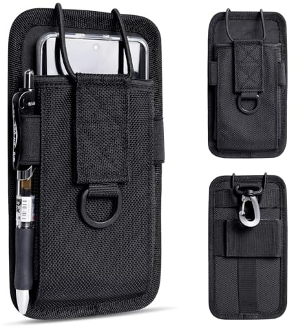 Handyhalterung Rucksack Kompatibel mit iPhone 16, 15, 14, 13, 12 Pro Max, Werkzeugbeutel Handytasche für Herren für Samsung Galaxy (S24 S23 S22 S21 S20) Ultra