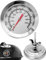 Thermomètre de cuisson analogique HOMETOOLS.EU - Résistant à la température - Pour barbecue, grill, casseroles, faitouts, fumoir - De 10 °C à 350 °C