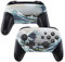 eXtremeRate Ersatz Front & Rückseite Hülle kompatibel mit Nintendo Switch Pro Controller, Custom Grips Case Cover Gehäuse Ersatzteile für Switch Pro Gamepad(Welle)-Kein Controller