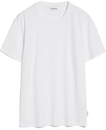 ARMEDANGELS Herren Regular T-Shirt aus Bio-Baumwolle JAAMES Regular Fit White S