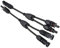 Dongge 50A Hochstrom Solarkabel Y-Verteiler 1 Paar Solarpanele 1Y2 10AWG Y Stecker Photovoltaikkabel verwendet für Solarsystem Plug in