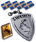 FORTILLO Handgemachte Schweden Schlüsselanhänger kompatibel mit Volvo/Saab/Scania (Edelstahl)