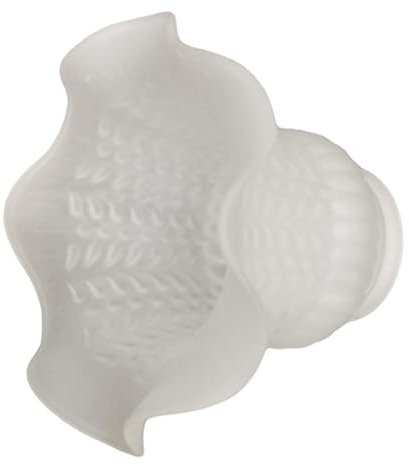 Baoblaze Glas Deckenlampenschirm, Blumenförmiger Pendelleuchtenkäfig für Küchenbar