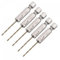 TA-VIGOR 5Pcs 1.5mm Hex Shank Twist Drill Bit Set, 1/4 Inch Shank HSS High Speed Steel Drill Bit Set Quick Change Twist Drill Bits for Woodworking, Plastic and Metal