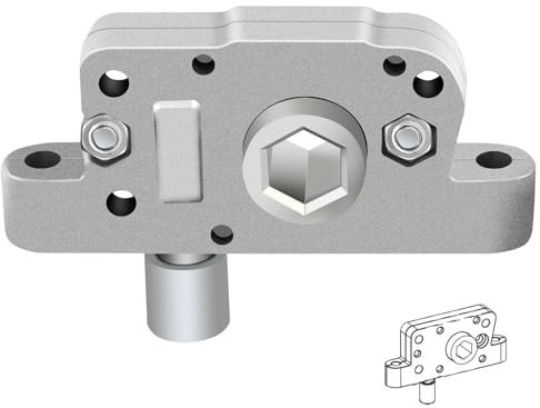 RV Vent Cover Parts 10A20281K1,10A20281K-1AF Max Air Fan Operator Mechanism Roof Vent Lid Lift Gear Operator Compatible with Maxxair Fan Replacement RV Roof Vent Cover Operator Mechanism