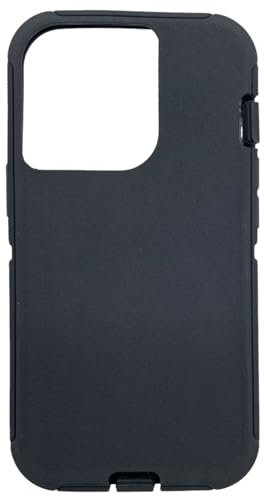 Replacement Rubber Outer Skin Shell Compatible with Otterbox Defender Series Case iPhone 12 Mini (Black)
