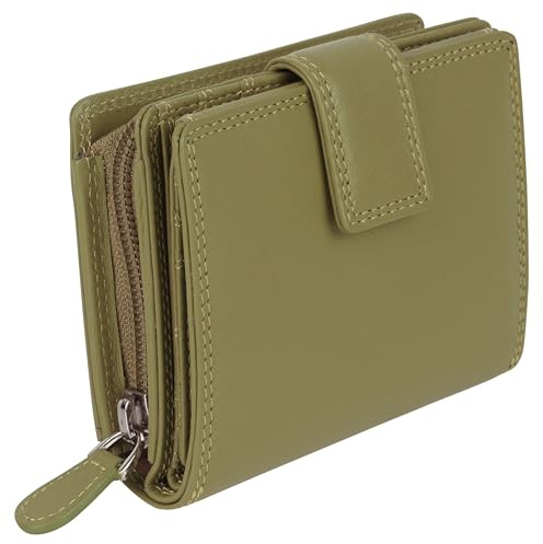 Golunski Leathergoods Ladies Compact Purse Graffiti Collection - Lime