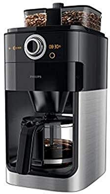 IUBGFTO Kaffeemaschinen Kaffeemaschine, Vollautomatischer Doppelbohnentrog für Zuhause, Automatische Kaffeebohnenmaschinenreservierung, EIN-Knopf-Bedienung, 212 mm × 277 mm × 440 mm