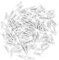 MAGICLULU Lot de 100 Mini Pinces à Linge en 2,5 CM X 0,3 MM Pinces Utilitaires pour Photos et Blanches Robustes pour Décorations et Organisateurs