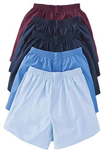 Chums Men's High Rise Boxer 5 Pack Plain