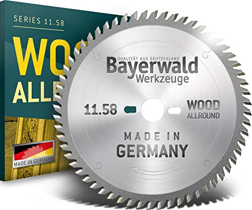 Bayerwald - HM Kreissägeblatt für Holz - Ø 260 mm x 2.5 mm x 30 mm | WZ negativ (60 Zähne) | für Kapp- & Gehrungssägen
