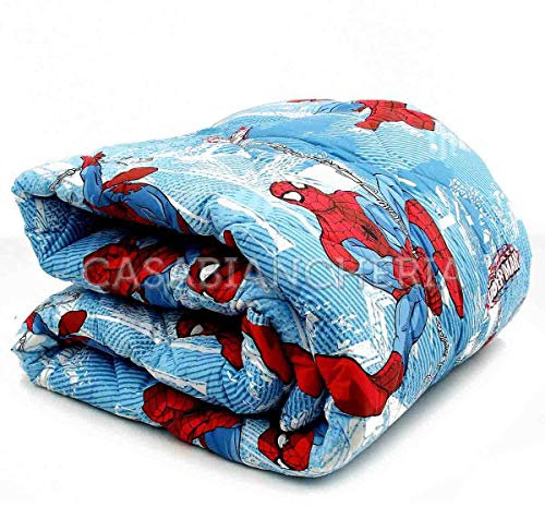 Caleffi Spiderman Sky Tagesdecke Einzelbett