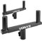 Vonyx WMS-03 Universal Double Speaker Stand Dual Bracket Pair with Adjustable 35mm Tophat Pole Mounts, 40kg Capacity for PA Systems & DJ Setups